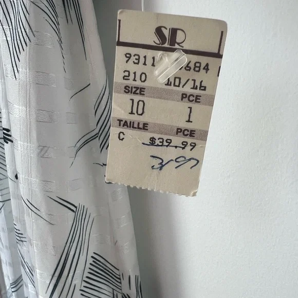 ENCORE (NWT sz 10) vintage 90s deadstock belted secretary floral midi dress - Picture 11 of 11